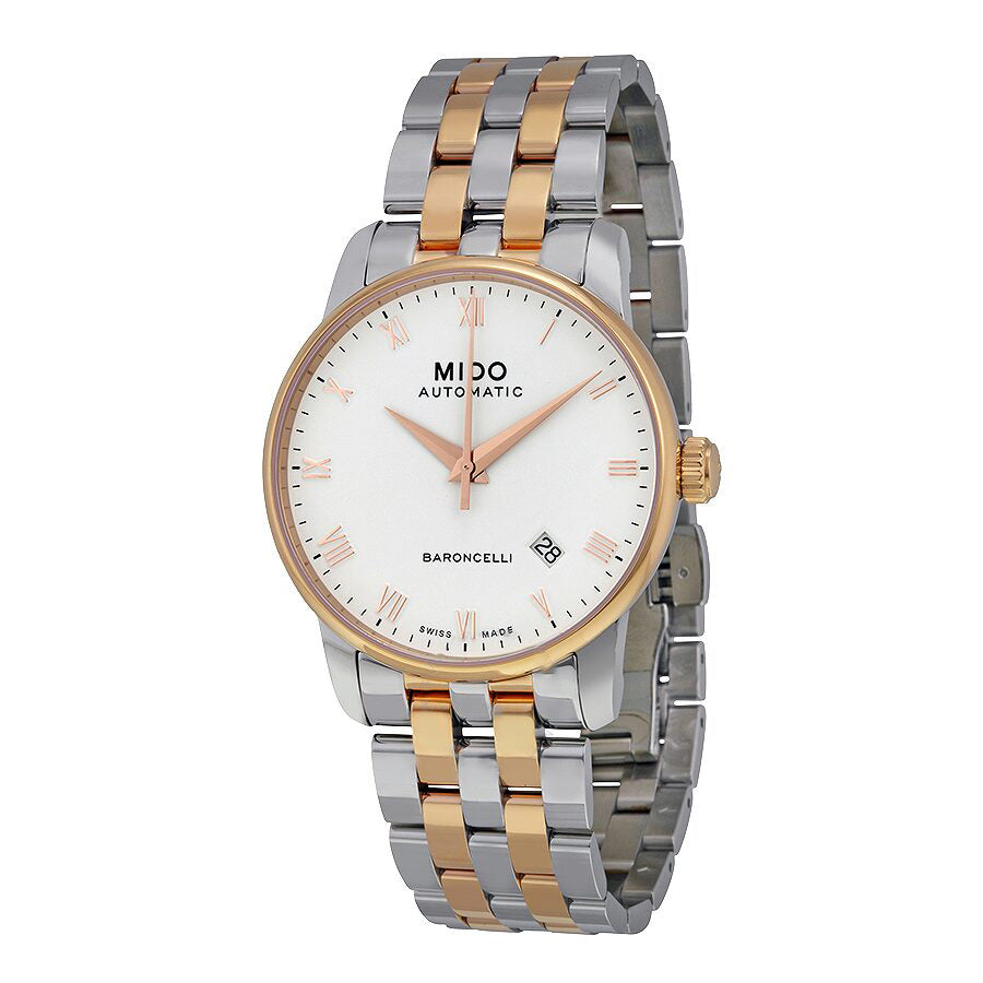M86009N61-Mido Men's M86009N61 Baroncelli White Dial  Watch