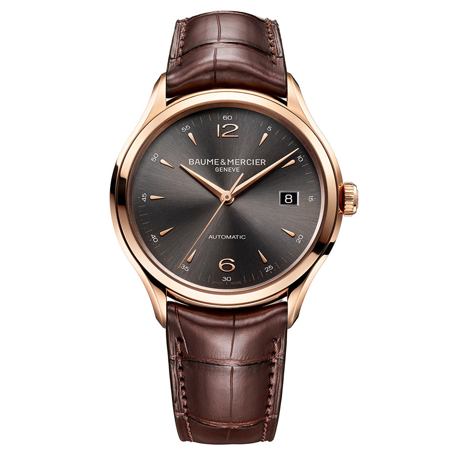 MOA10059-Baume&Mercier Men's 10059 Clifton Pink Gold Watch