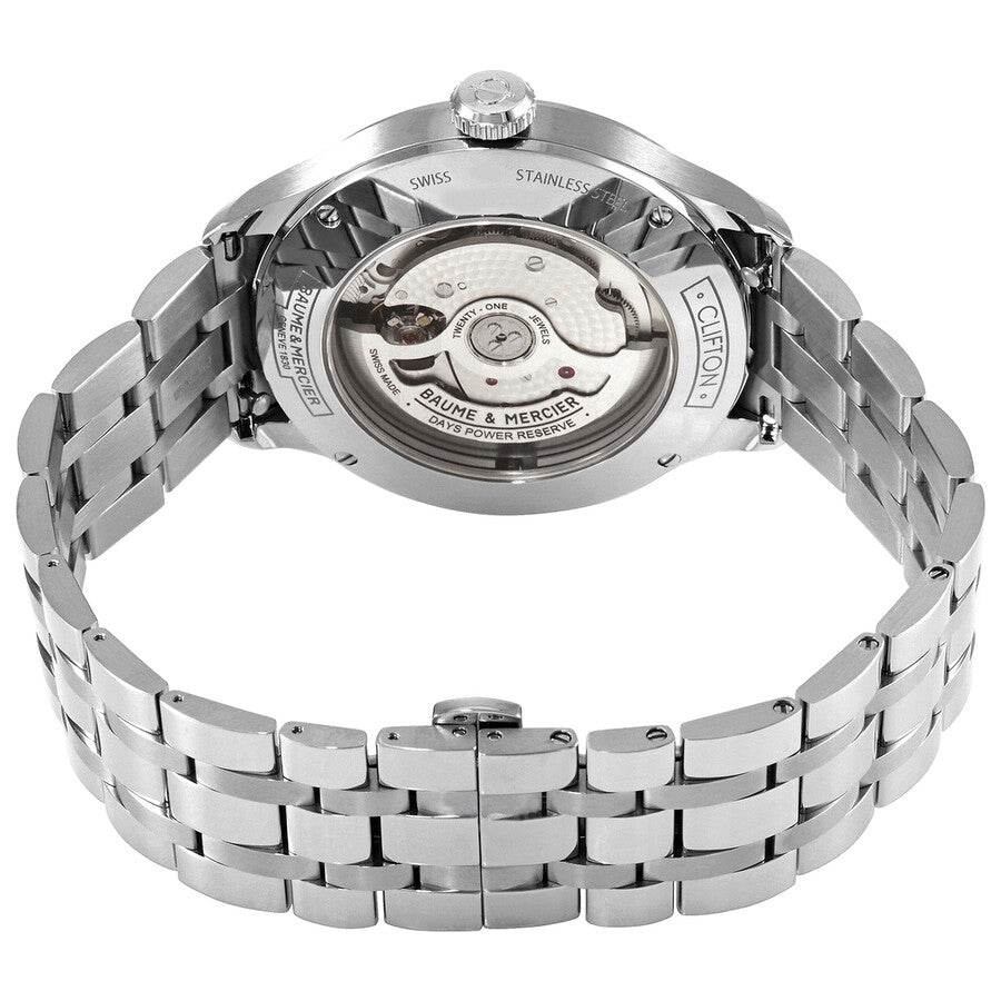 MOA10552-Baume&Mercier Men's 10552 Clifton Baumatic Moon Phase Watch
