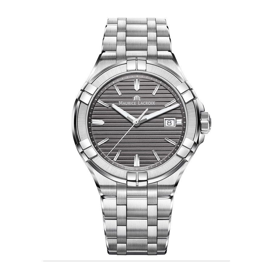 AI1008-SS002-332-1-Maurice Lacroix AI1008-SS002-332-1 Aikon Date Grey 42mm