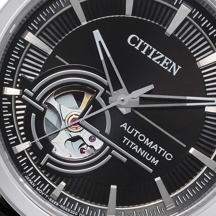 NH9120-11E-Citizen Men's NH9120-11E Super Titanium Open Heart Watch