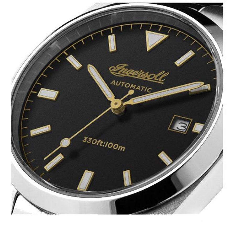 I05501-Ingersoll Men's I05501 Discovery Black Dial Watch