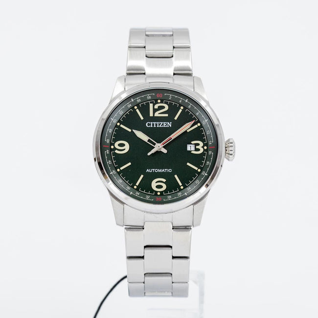 NJ0160-87X-Citizen Men's NJ0160-87X Green Dial Auto Watch