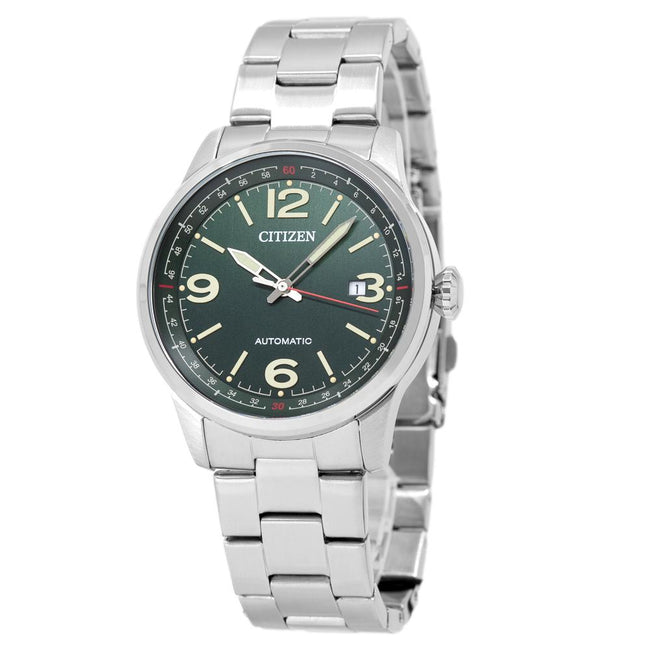 NJ0160-87X-Citizen Men's NJ0160-87X Green Dial Auto Watch