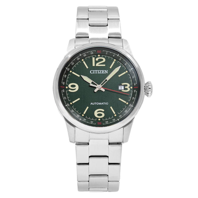 NJ0160-87X-Citizen Men's NJ0160-87X Green Dial Auto Watch