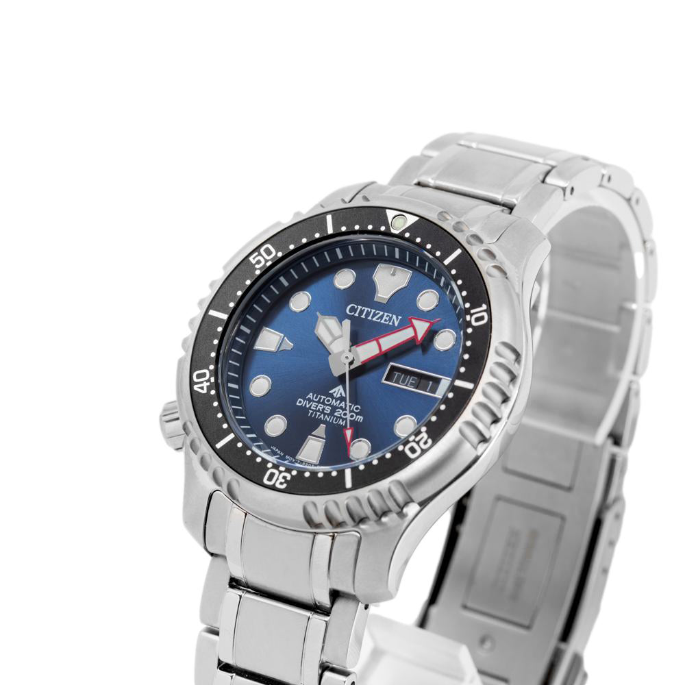 NY0100-50M-Citizen Men's NY0100-50M Diver's Super Titanium 200M Watch