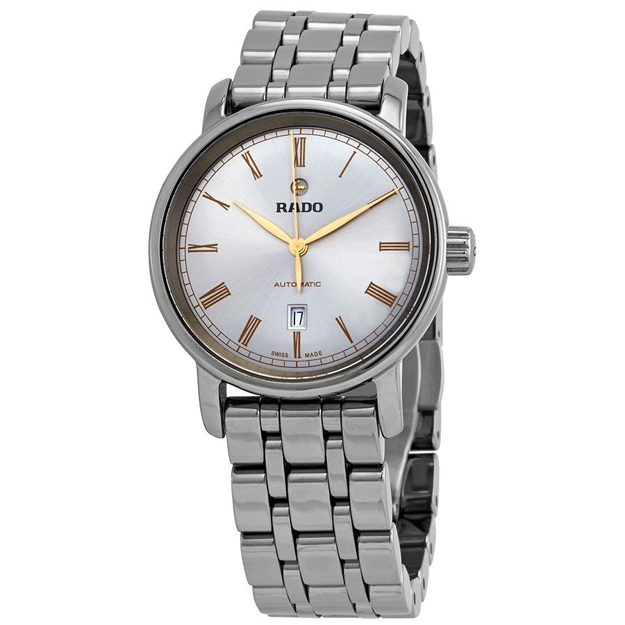 R14026102-Rado Ladies R14026102 Diamaster Silver Dial Watch