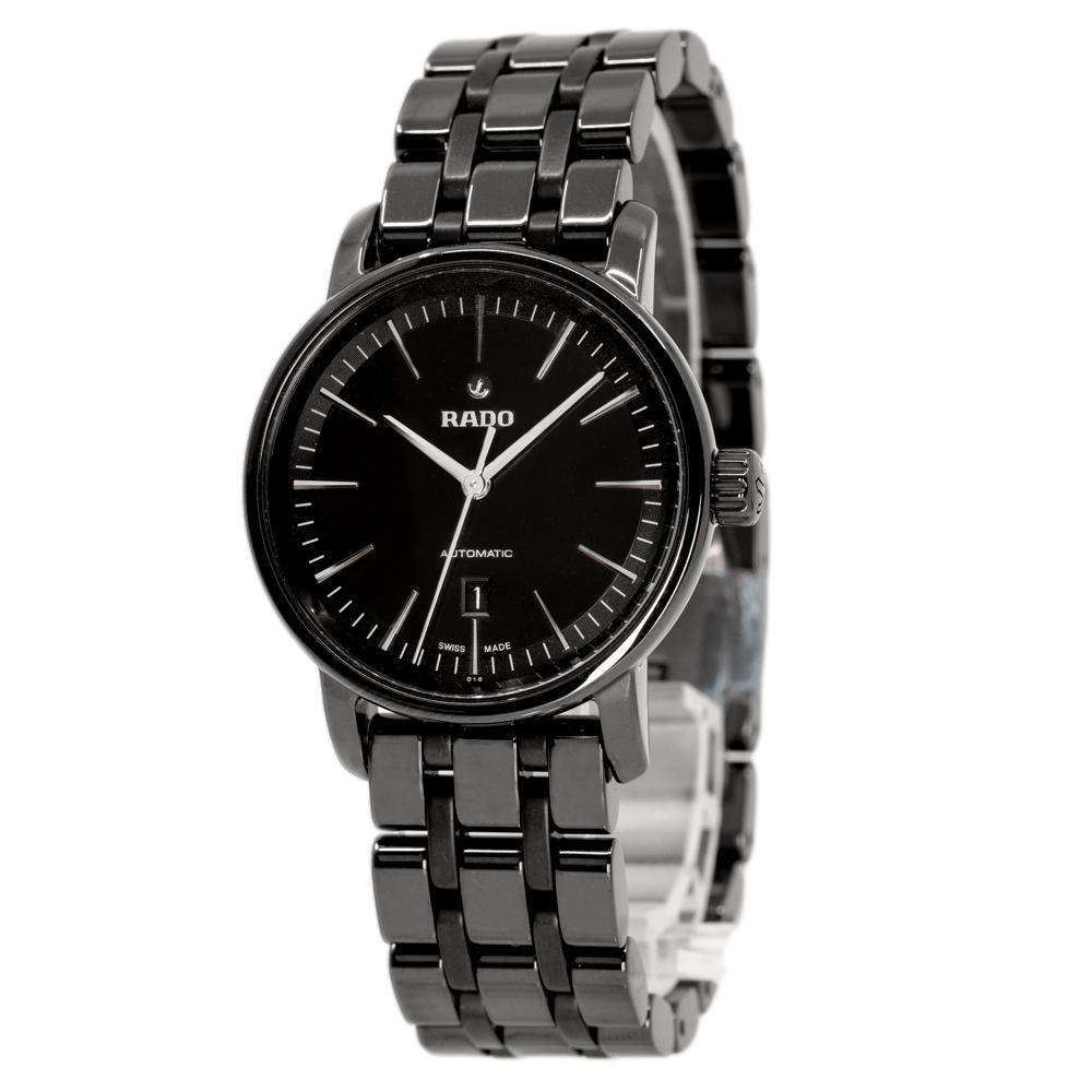 R14043182-Rado Men's R14043182 Diamaster Black Dial Watch