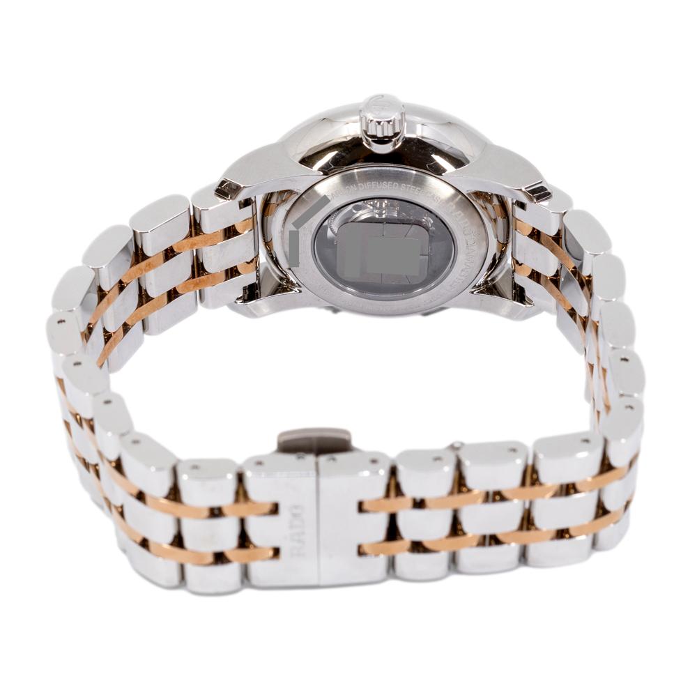 R14050103-Rado Ladies R14050103 Diamaster Two-Tone Silver Dial Watch