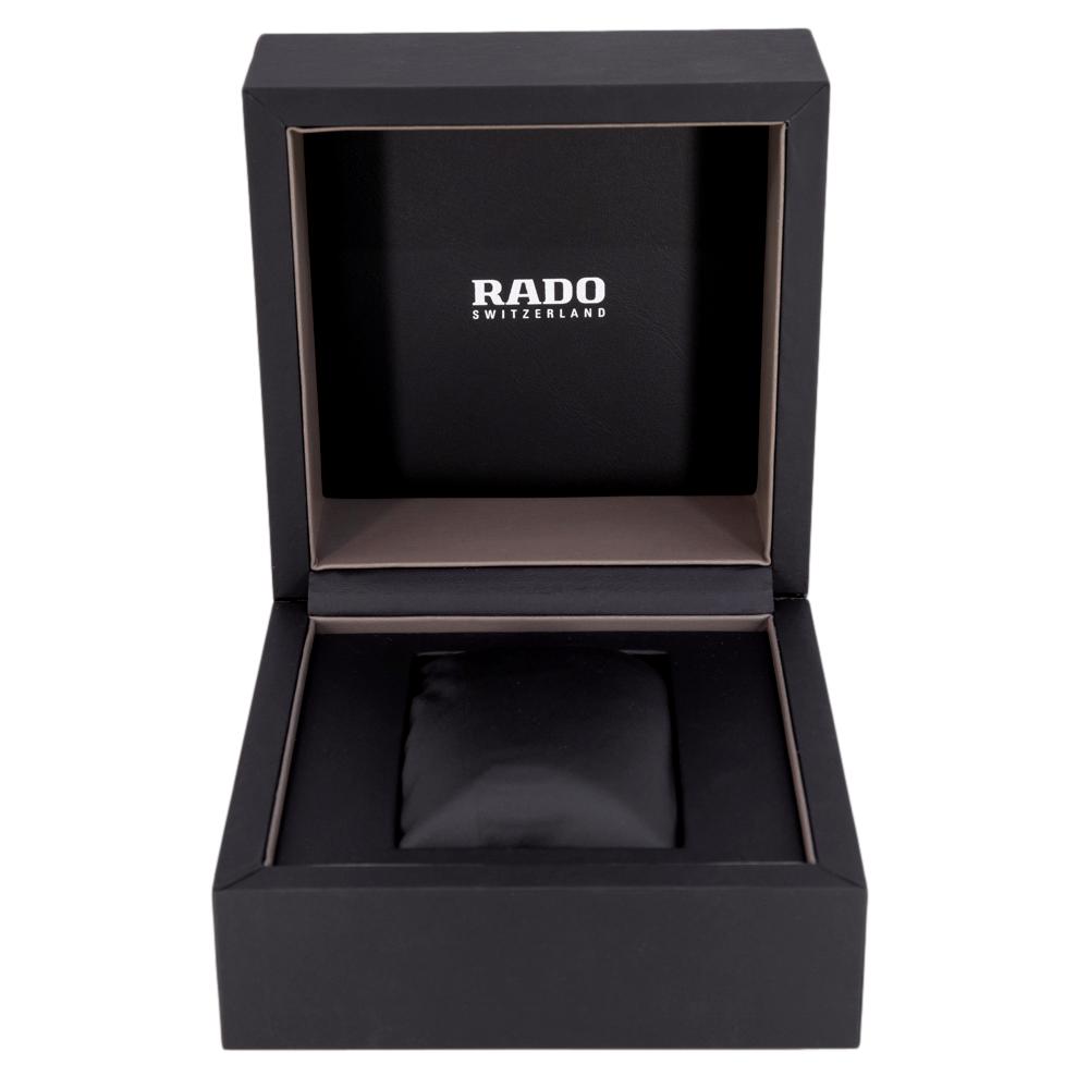 R14053106-Rado Men's R14053106 Diamaster Black Dial COSC Watch