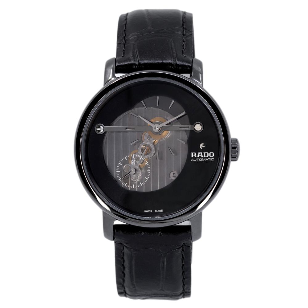 R14060156-Rado Men's R14060156 Diamaster Black Dial Auto Watch