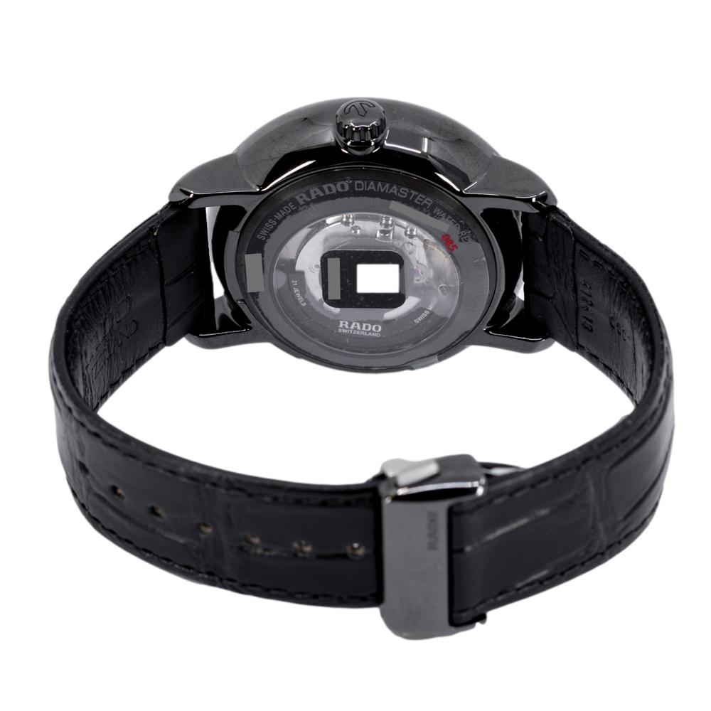 R14060156-Rado Men's R14060156 Diamaster Black Dial Auto Watch