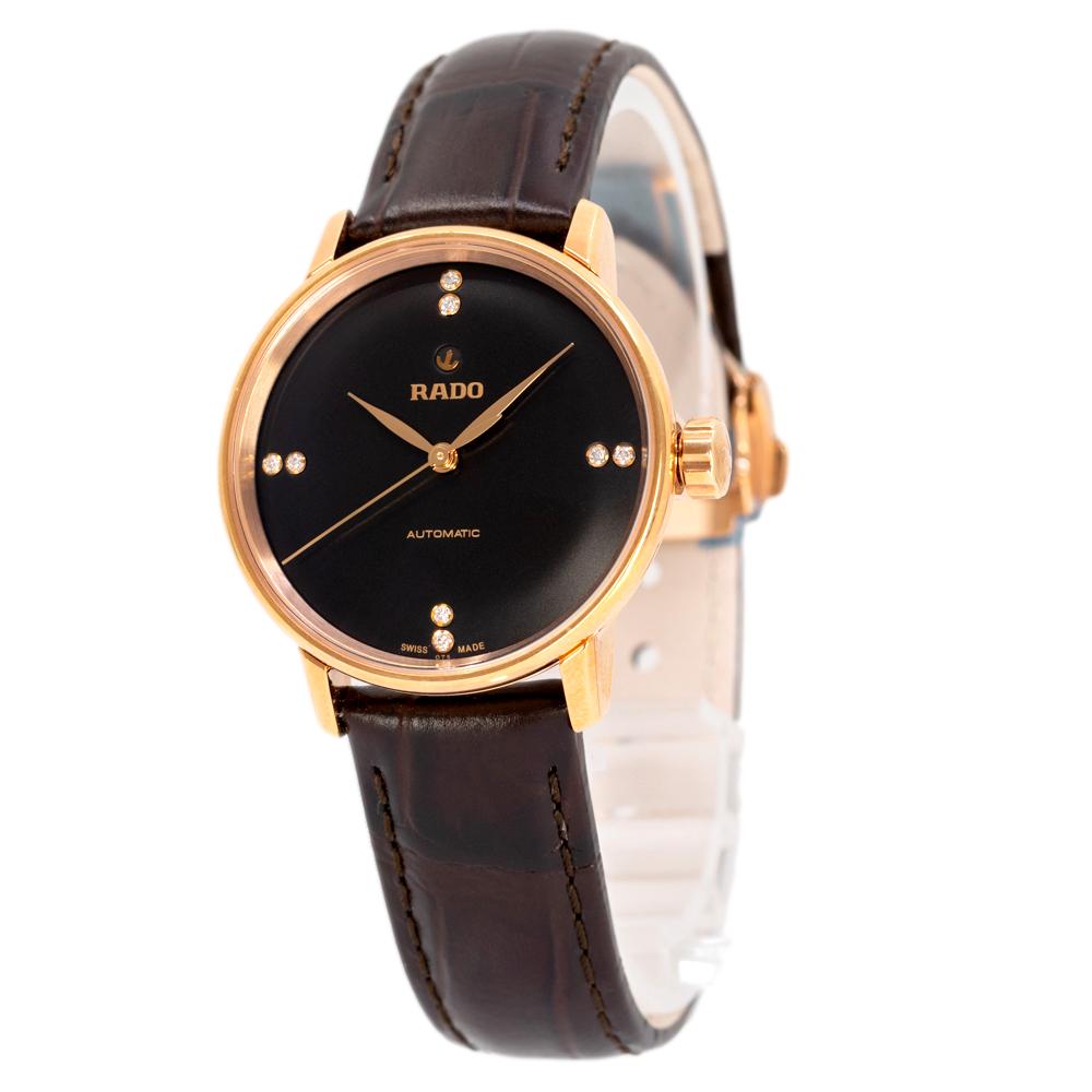 R22865755-Rado Ladies R22865755 Coupole Classic Black Dial  Watch