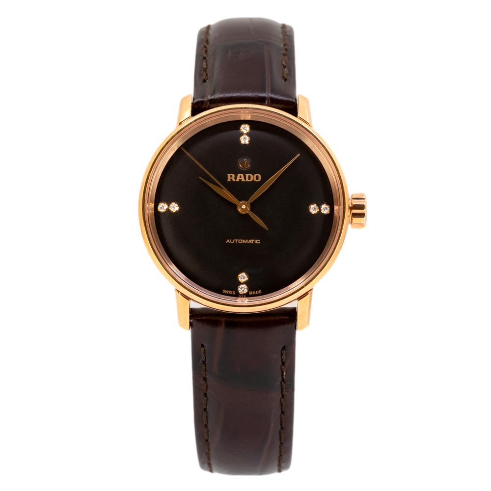 R22865755-Rado Ladies R22865755 Coupole Classic Black Dial  Watch