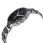 R30130152-Rado Men's R30130152 Centrix Chronograph Black Dial Watch