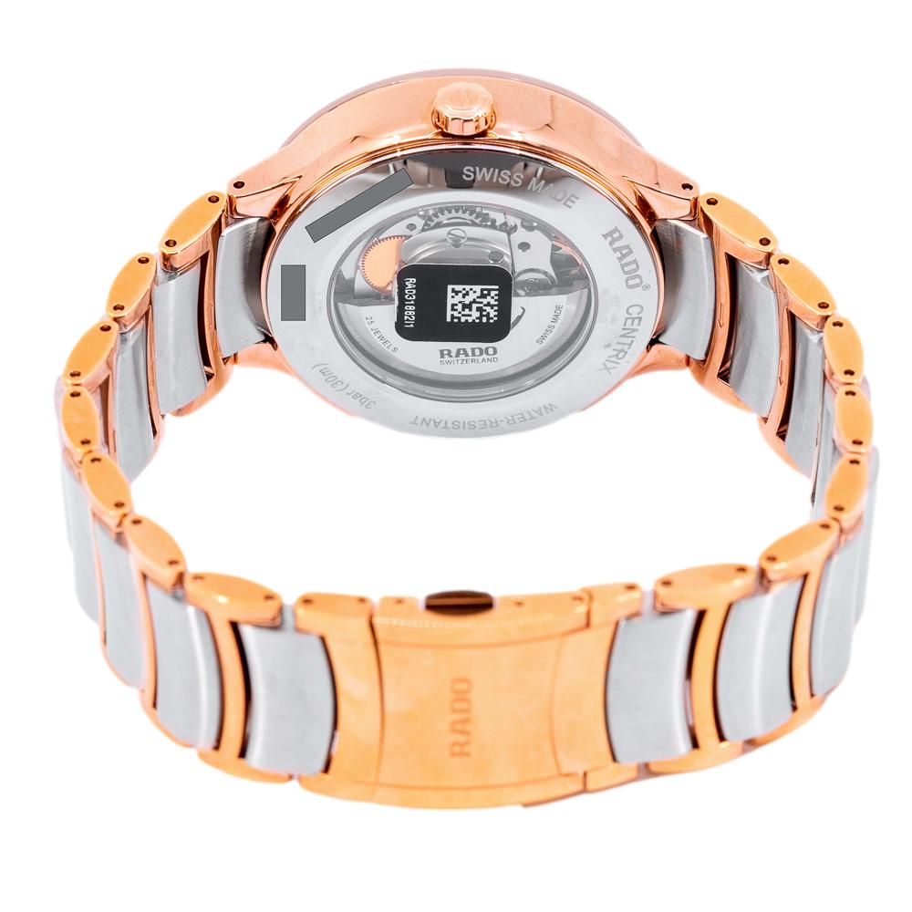 R30162013-Rado Men's R30162013 Centrix GMT White Dial  Watch