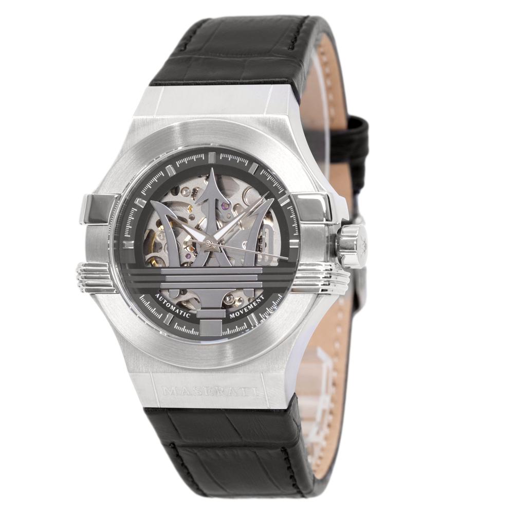 R8821108038-Maserati Men's R8821108038 Potenza Skeleton Dial Watch