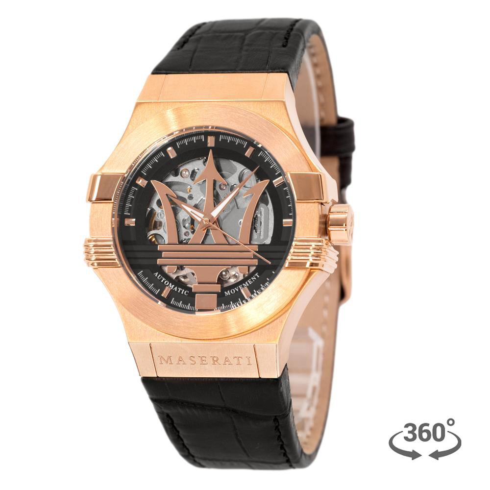 R8821108039-Maserati Men's R8821108039 Potenza Skeleton Dial Watch