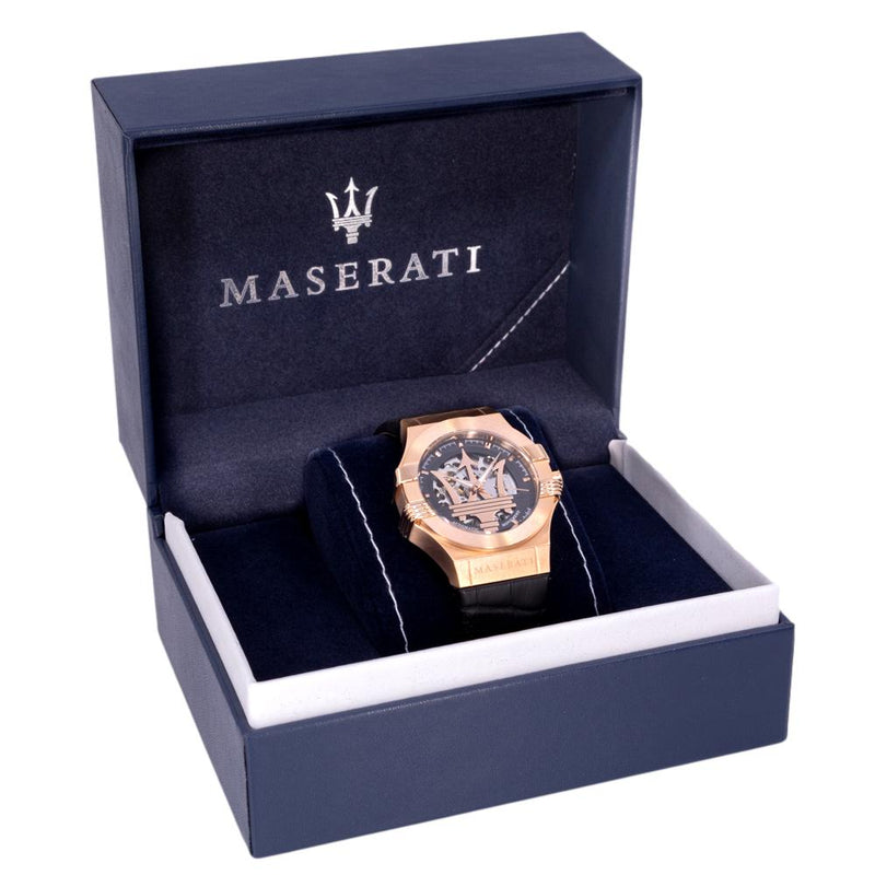 R8821108039-Maserati Men's R8821108039 Potenza Skeleton Dial Watch
