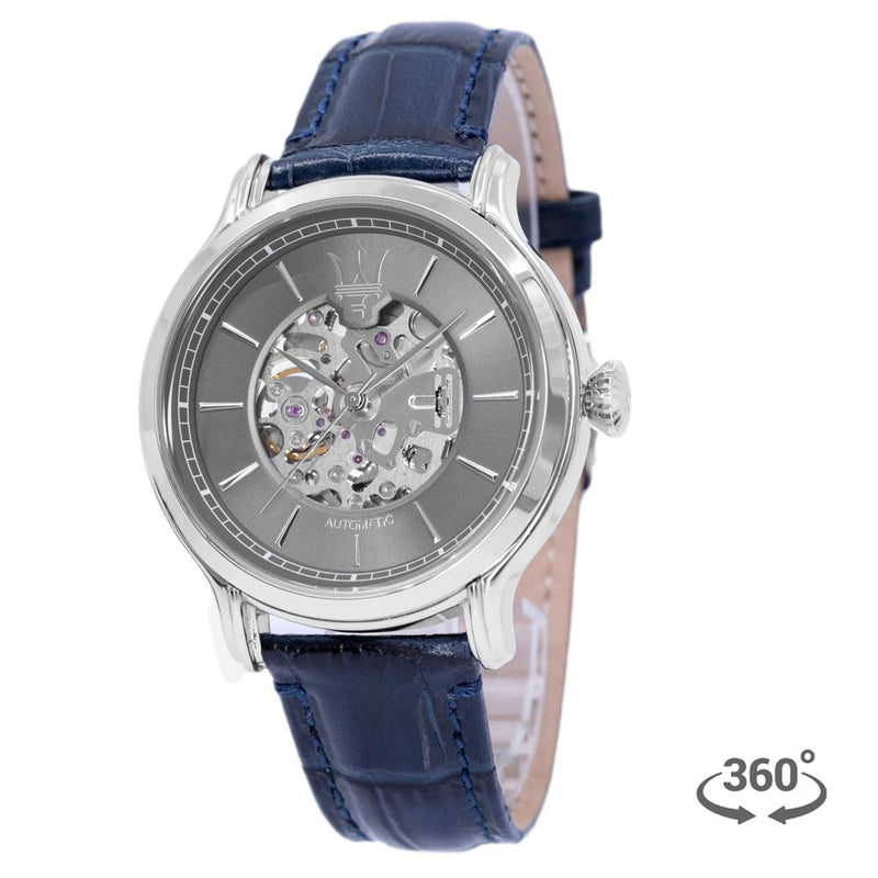 R8821118008-Maserati Men's R8821118008 Epoca Skeleton Dial Watch