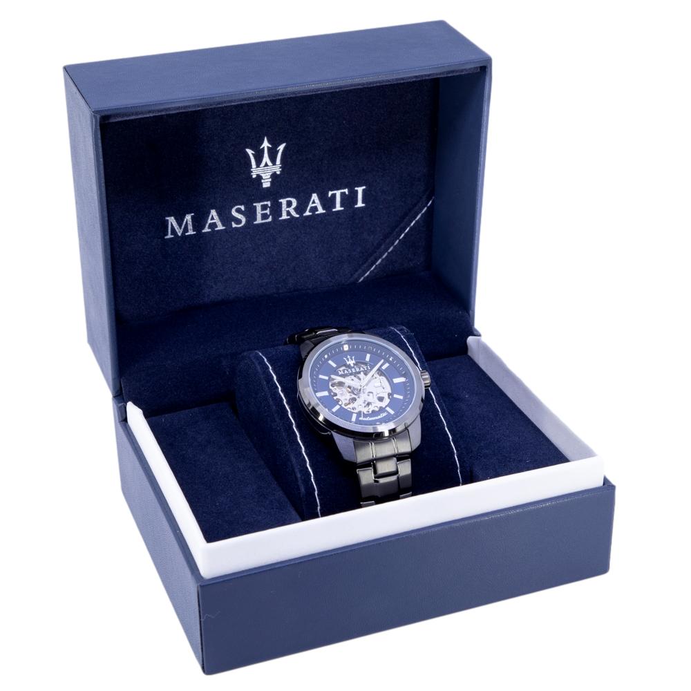 R8823121001-Maserati Men's R8823121001 Sucesso Blue Dial Watch