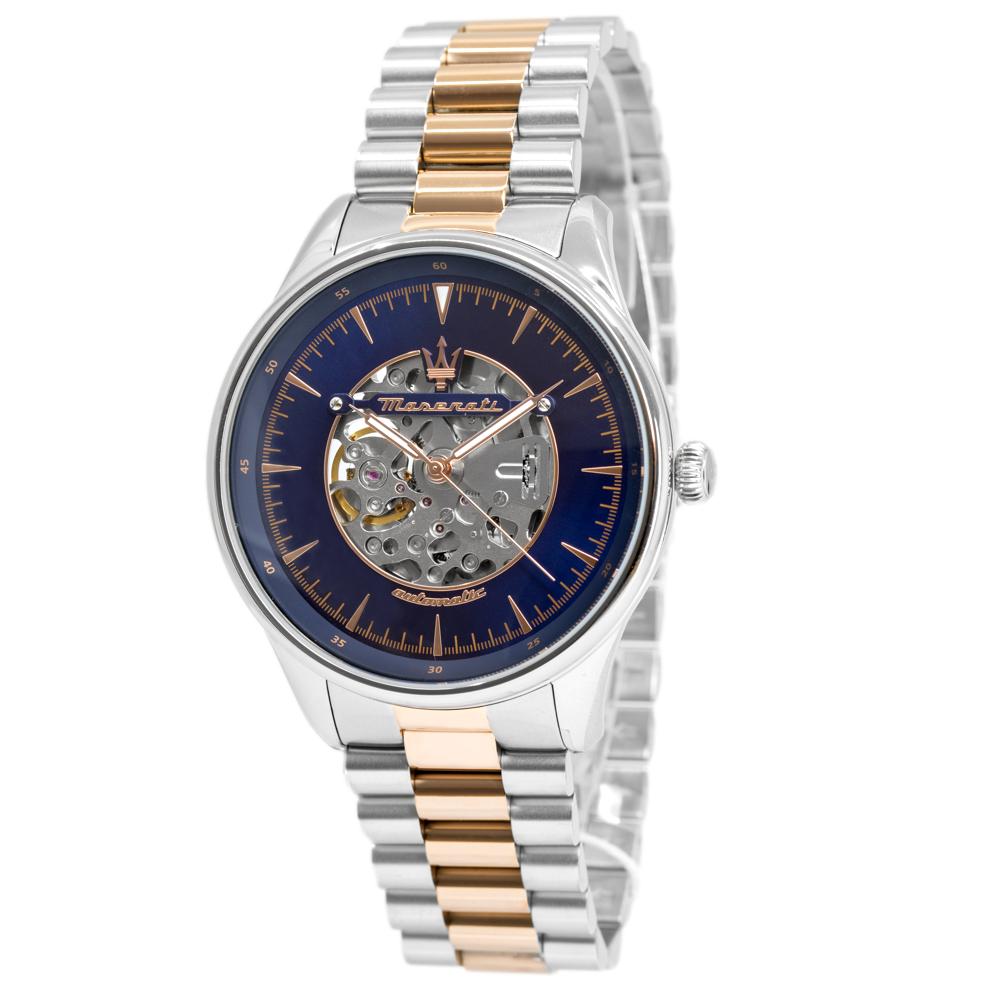 R8823146001-Maserati Men's R8823146001 Tradizione Blue Dial Watch