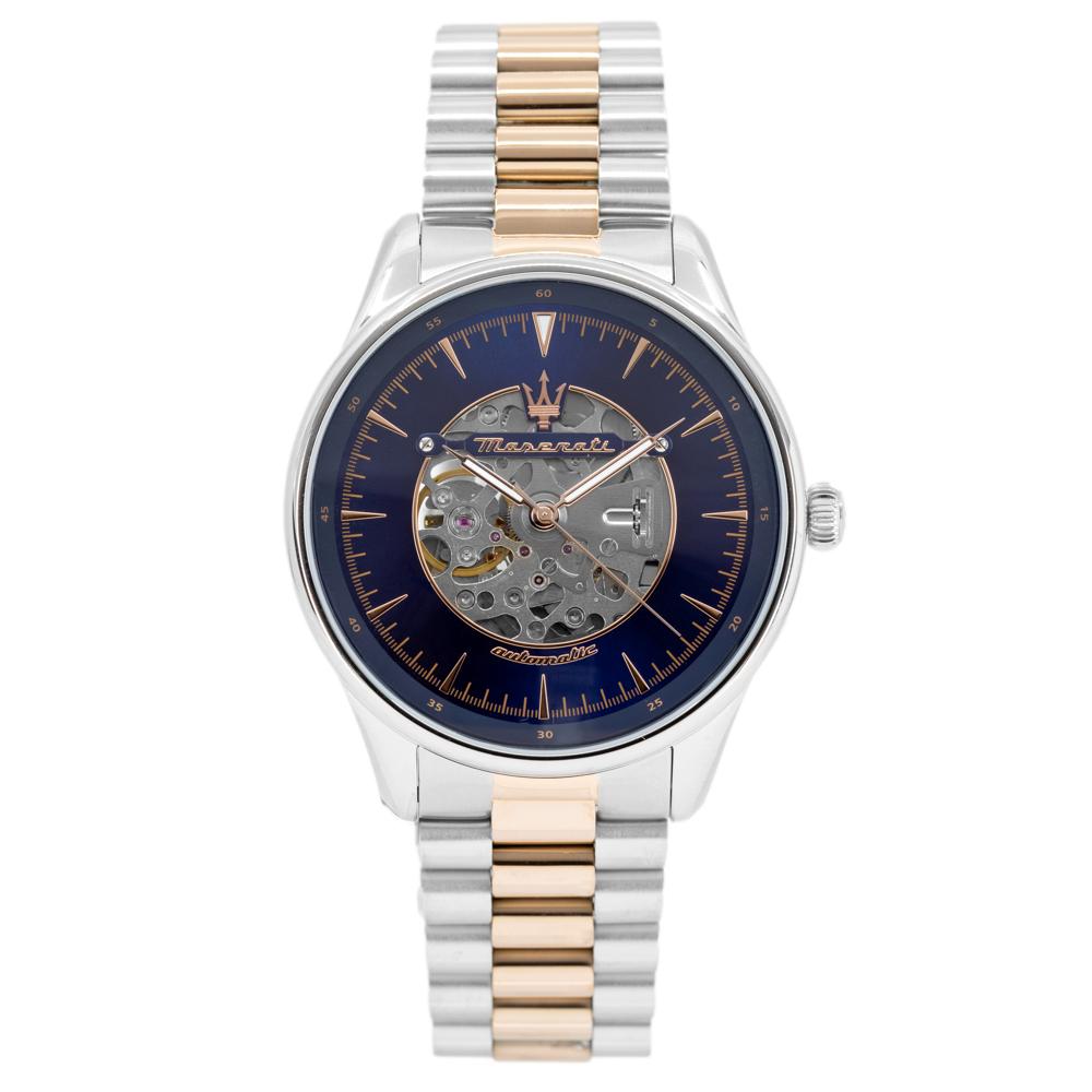 R8823146001-Maserati Men's R8823146001 Tradizione Blue Dial Watch