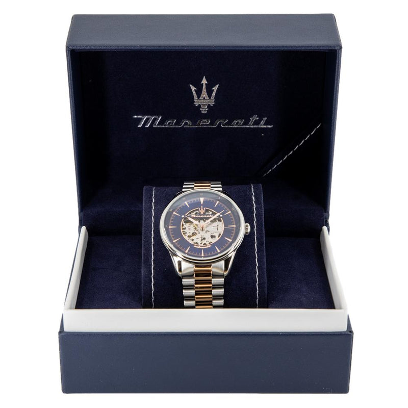 R8823146001-Maserati Men's R8823146001 Tradizione Blue Dial Watch