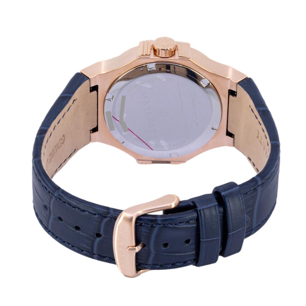R8851108027-Maserati Men's R8851108027 Potenza Blue Dial PVD Watch