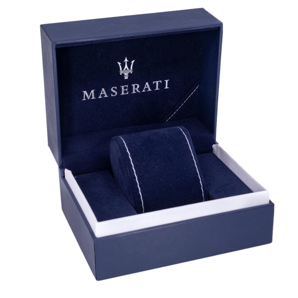 R8851108032-Maserati Men's R8851108032 Potenza Black Dial PVD Watch