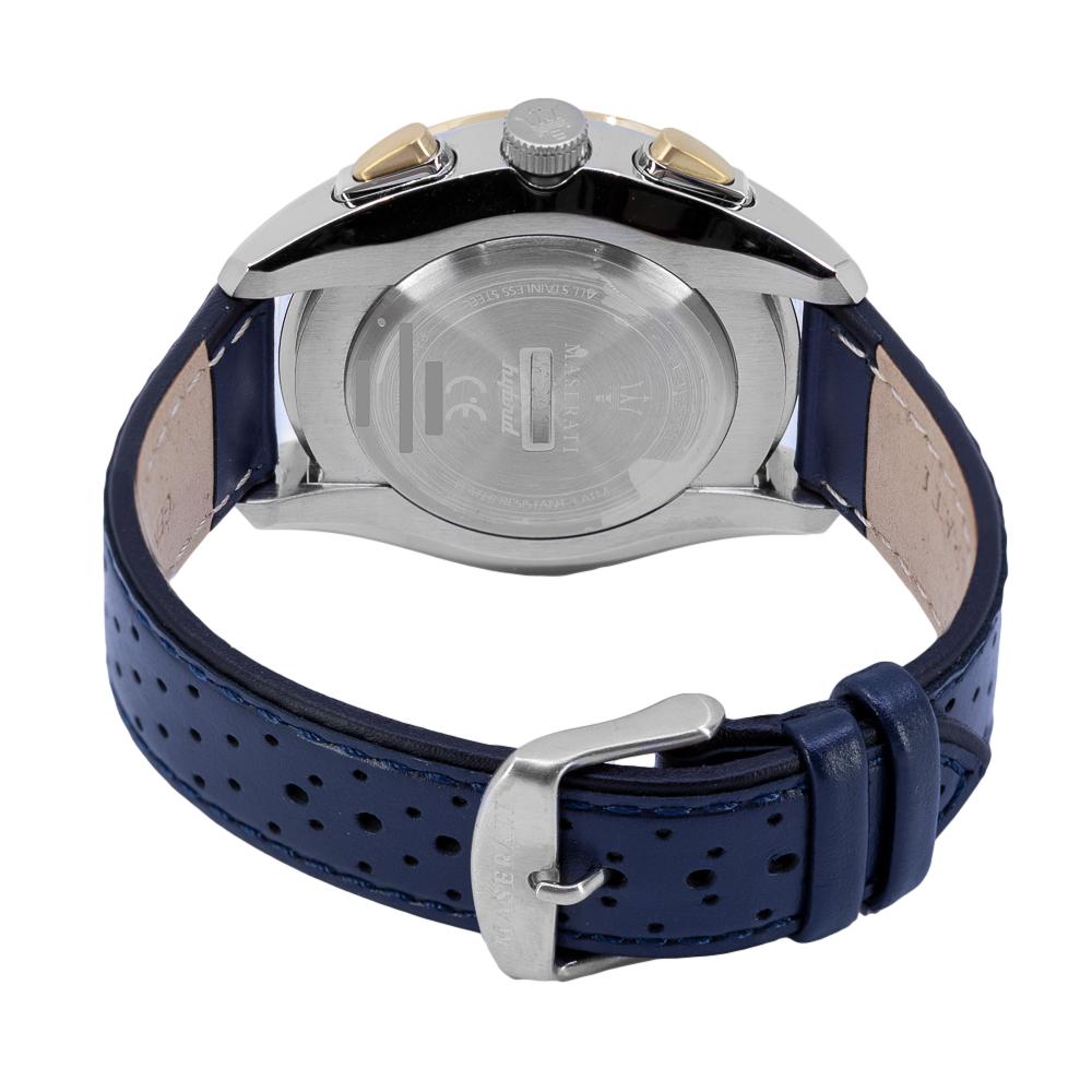 R8851112002-Maserati Men's R8851112002 Traguardo Hybrid Blue Dial Watch 