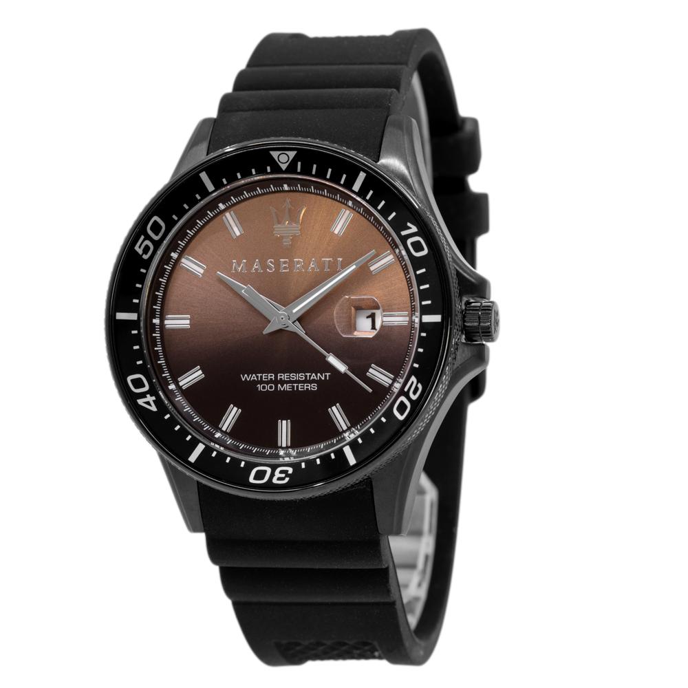 R8851140001-Maserati Men's R8851140001 SFIDA Black Watch
