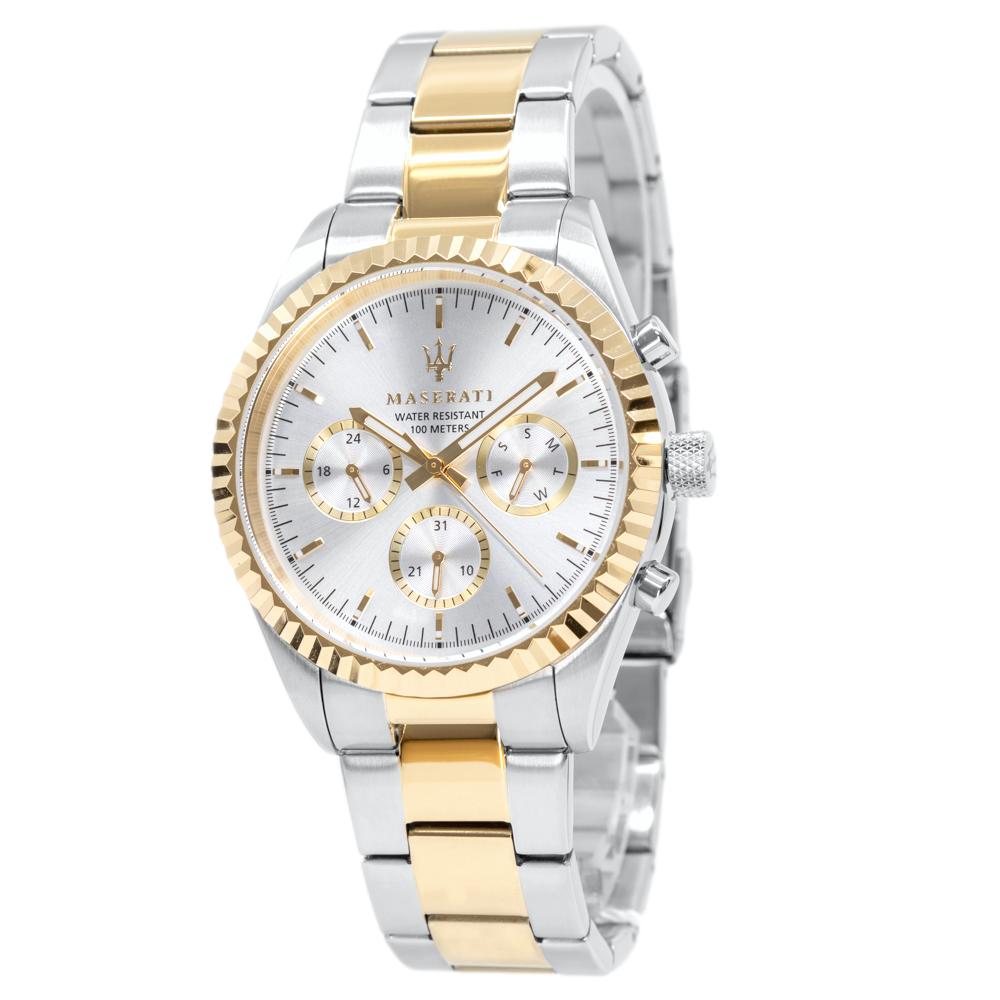 R8853100021-Maserati Men's R8853100021 Competizione Two-Tone Watch
