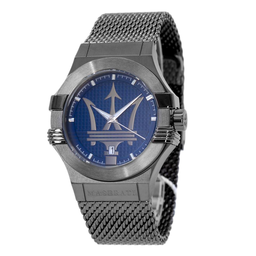 R8853108005-Maserati Men's R8853108005 Potenza Blue Dial Watch
