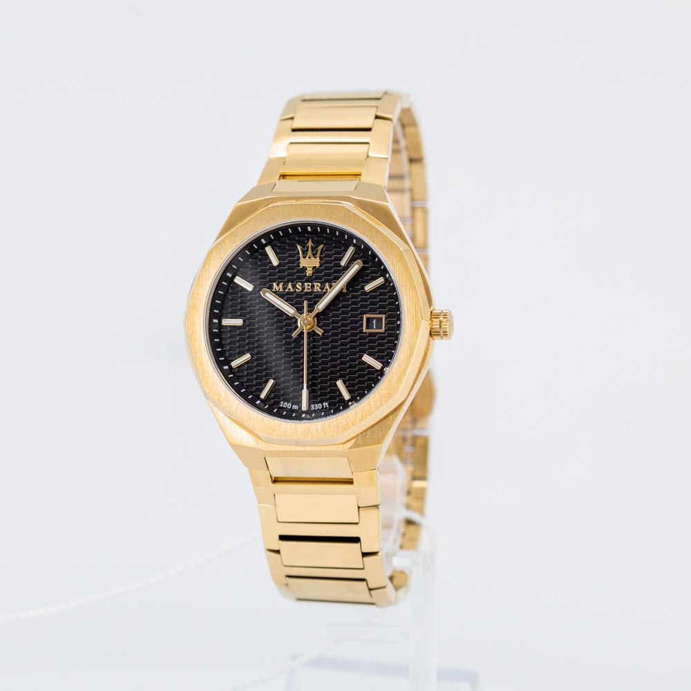 R8853142004-Maserati Men's R8853142004 Stile Golden Watch