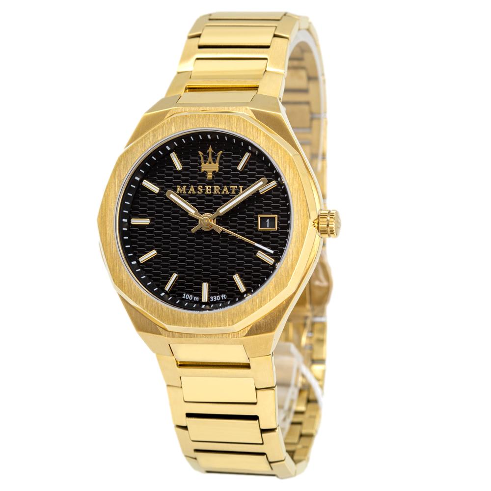 R8853142004-Maserati Men's R8853142004 Stile Golden Watch
