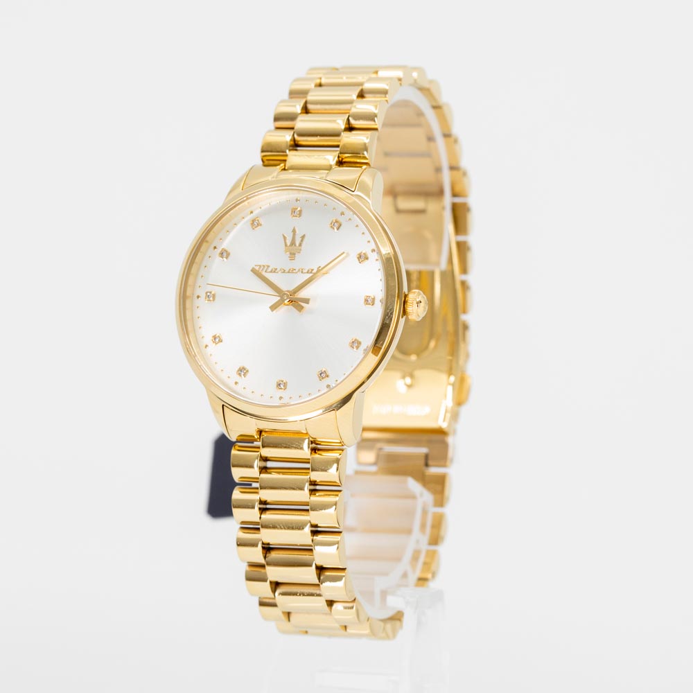 R8853147503-Maserati Men's R8853147503 Royale Silver Dial Watch