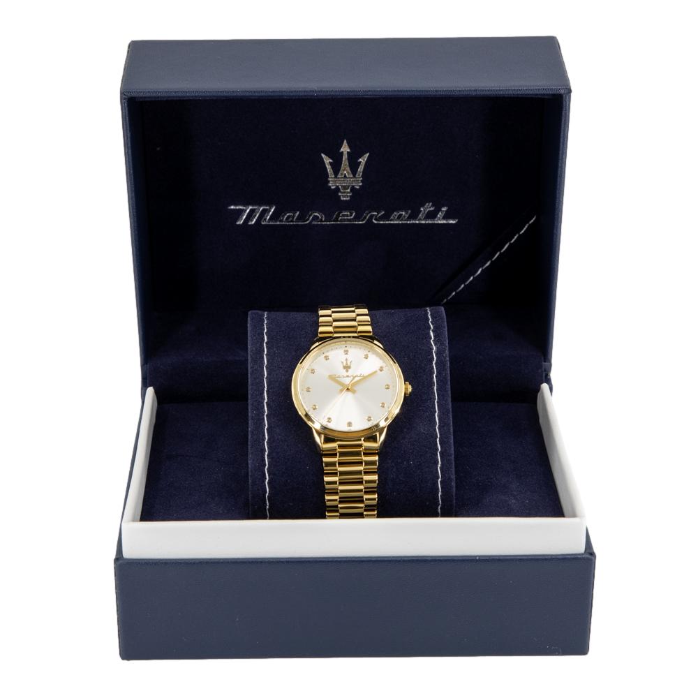 R8853147503-Maserati Men's R8853147503 Royale Silver Dial Watch