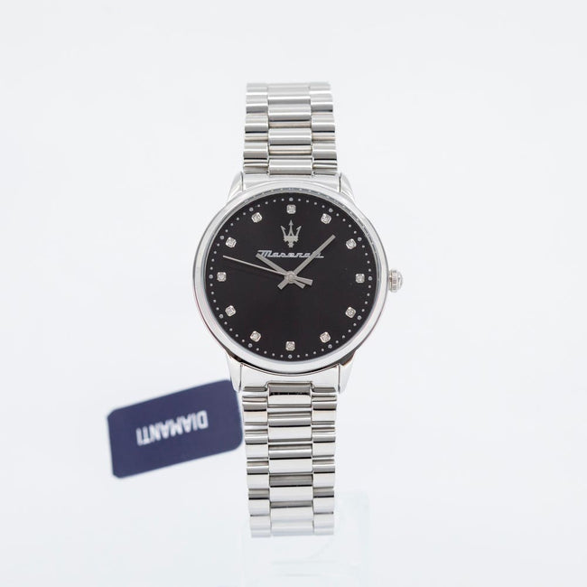 R8853147504-Maserati Ladies R8853147504 Royale Black Dial Watch