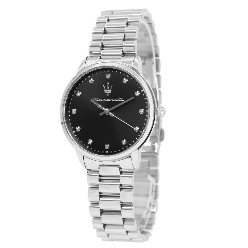 R8853147504-Maserati Ladies R8853147504 Royale Black Dial Watch