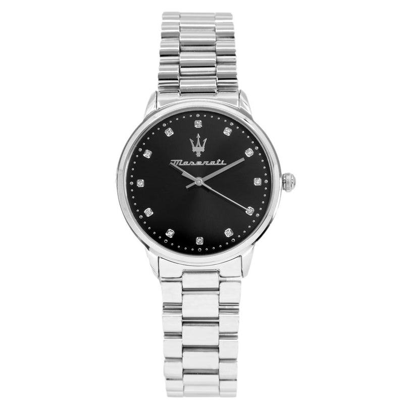 R8853147504-Maserati Ladies R8853147504 Royale Black Dial Watch