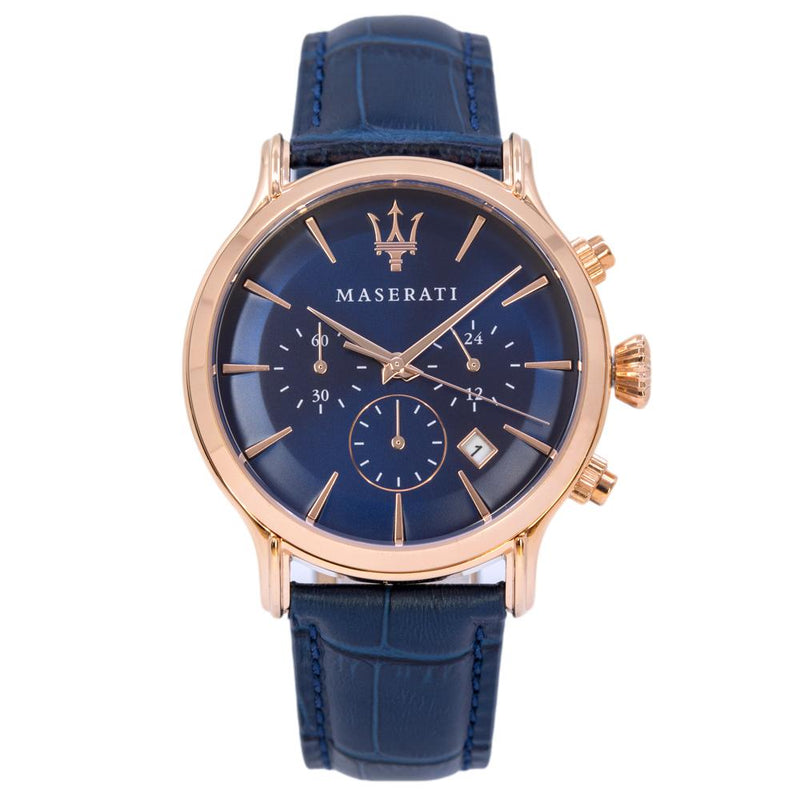 R8871618013-Maserati Men's R8871618013 Epoca Blue Dial Chrono Watch