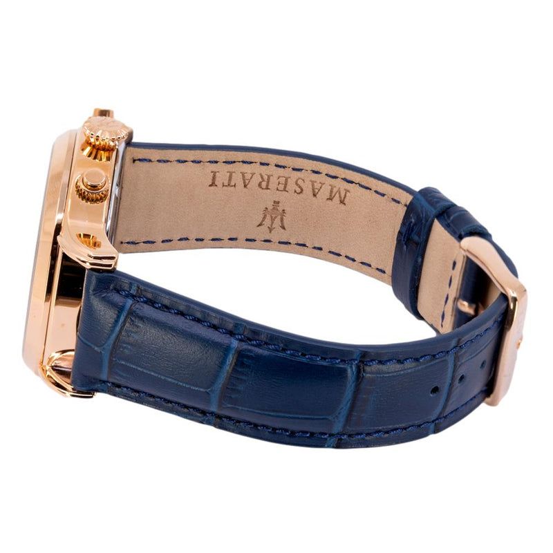 R8871618013-Maserati Men's R8871618013 Epoca Blue Dial Chrono Watch