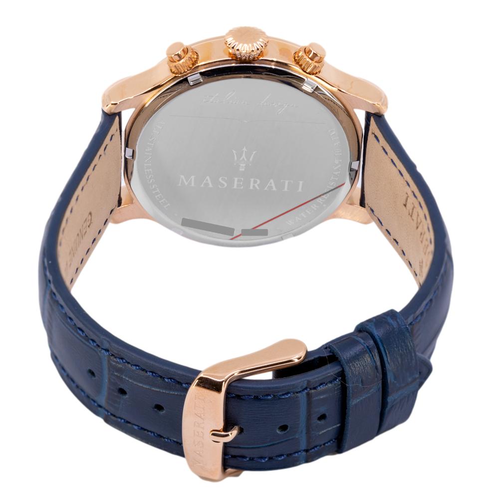 R8871618013-Maserati Men's R8871618013 Epoca Blue Dial Chrono Watch