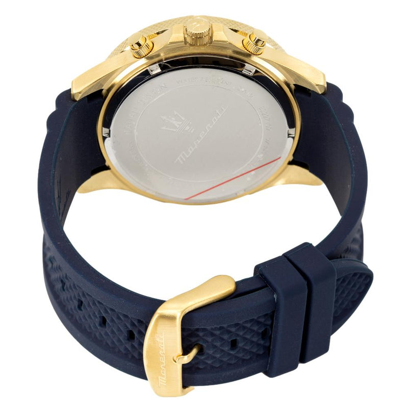 R8871640004-Maserati Men's R8871640004 SFIDA Chrono Blue Dial Watch