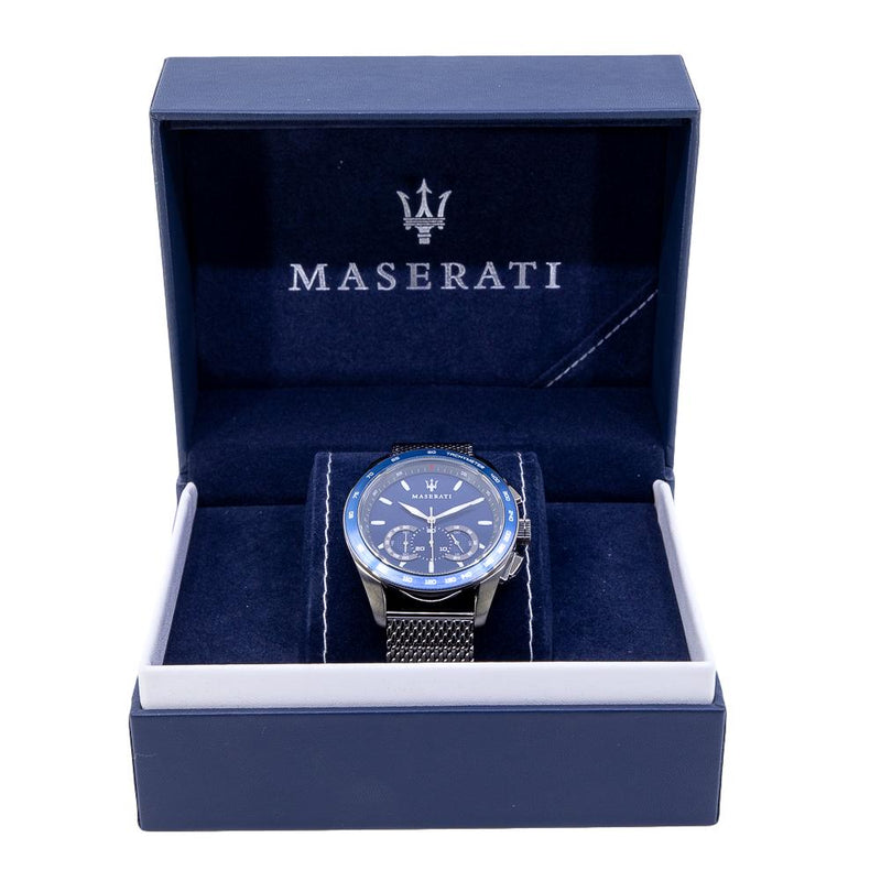Dial Chrono R8873612009 Watch Maserati Blue Traguardo Men\'s