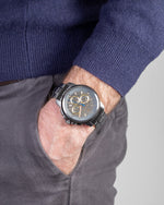 R8873621007-Maserati Men's R8873621007 Sucesso Chrono Black DLC Watch