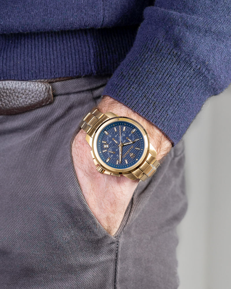R8873621021-Maserati Men's R8873621021 Succeso Golden Watch