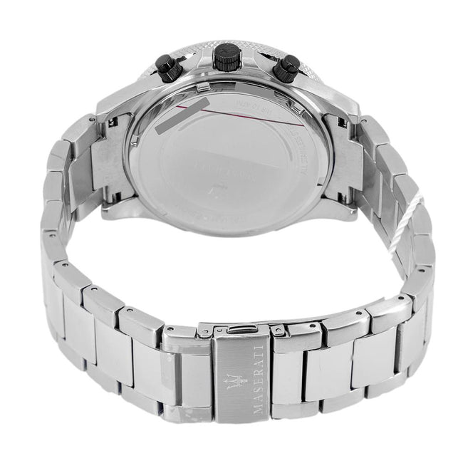 R8873640003-Maserati Men's R8873640003 SFIDA Chrono White Dial Watch