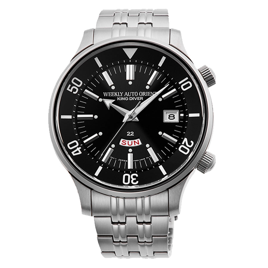 RA-AA0D01B1HB-Orient Men's RA-AA0D01B1HB King Diver Black Dial Watch